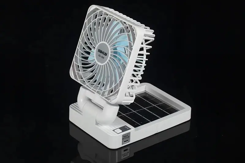 پنکه سولار شارژی مدل Solar charging 666