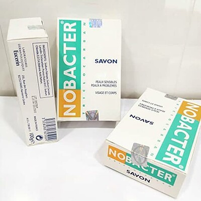 صابون ضد جوش اوسرین مدل نوباکتر Nobacter Soap  اصل فرانسوی 